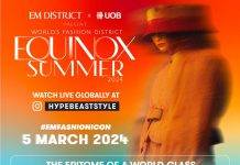 ศิลปินไทยเตรียมยกทัพร่วมงานแฟชั่นโชว์ครั้งยิ่งใหญ่ ในงาน “WORLD’S FASHION DISTRICT: EQUINOX SUMMER 2024” ณ EM GLASS ชั้น G ศูนย์การค้า เอ็มสเฟียร์ วันที่ 5 มี.ค.นี้