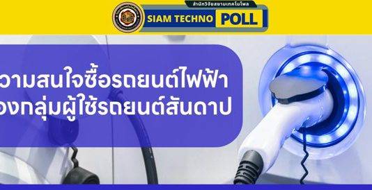 “ความสนใจซื้อรถยนต์ไฟฟ้าของกลุ่มผู้ใช้รถยนต์สันดาป”