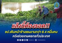 แล้งนี้ต้องรอด!! ชป.เดินหน้าจ้างแรงงานกว่า 8.4 หมื่นคน หวังช่วยเกษตรกรทั่วประเทศ