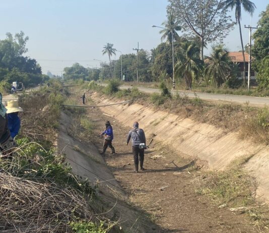 ชป.เดินหน้ากำจัดวัชพืช เพิ่มประสิทธิภาพการส่งน้ำรับมือฤดูแล้ง