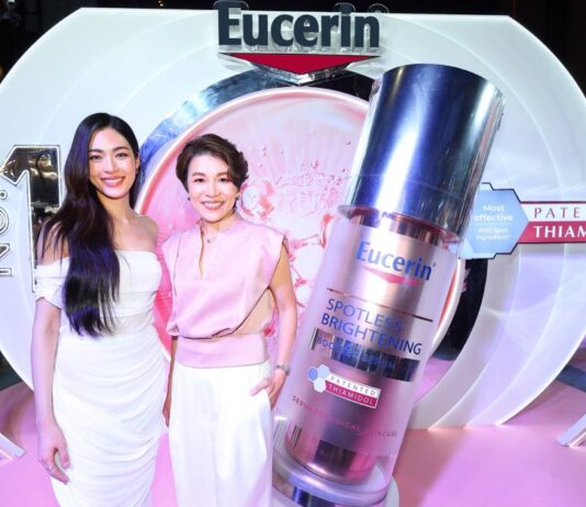 Eucerin แบรนด์เวชสำอางอันดับ 1* เพื่อผิวกระจ่างใส ชู THIAMIDOL® นวัตกรรมลดฝ้าแดดและทุกรอยดำที่แพทย์ผิวหนังแนะนำอันดับ 1* พร้อมเปิดตัว Spotless Brightening Boosting Essenceผลิตภัณฑ์ใหม่ล่าสุด ตอกย้ำตำแหน่ง No.1 Brightening Selling Brand in Thailand
