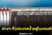 อ่างฯ ทั่วประเทศมีน้ำอยู่ในเกณฑ์ดี ชป. เร่งกำจัดวัชพืช เพิ่มประสิทธิภาพส่งน้ำฤดูแล้ง