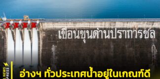 อ่างฯ ทั่วประเทศมีน้ำอยู่ในเกณฑ์ดี ชป. เร่งกำจัดวัชพืช เพิ่มประสิทธิภาพส่งน้ำฤดูแล้ง