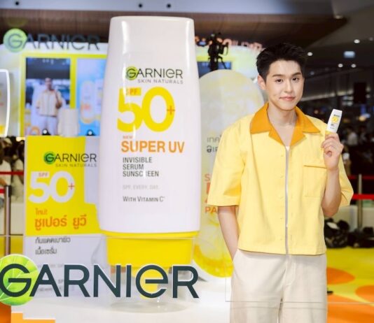 Garnier คว้า “บิวกิ้น พุฒิพงศ์” นั่งแท่นพรีเซ็นเตอร์คนล่าสุด ชวนอันล็อกซัมเมอร์กับกันแดดเบาผิว Super UV Invisible Serum กลาง สามย่านมิตรทาวน์