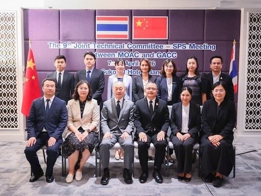 มกอช. นำทีมไทยเจรจาจีน เวที JTC-SPS ระดับเทคนิค ไฟเขียวเพิ่มด่านแม่สายขนส่งผลไม้ เชื่อมระบบ e-SPS