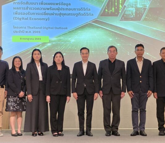 BDE เผยผลสำรวจ “Thailand Digital Outlook ปี 69” ผู้ประกอบการไทยคะแนนพุ่ง ชี้ภาคธุรกิจไทยใช้ AI มากขึ้น ดันคะแนนความพร้อมเทคโนโลยีดิจิทัลเติบโต สร้างมูลค่าทางเศรษฐกิจให้ประเทศ