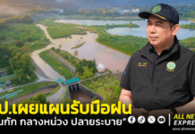 ชป. รับมือฝนเพิ่ม ยึด “ต้นกัก กลางหน่วง ปลายระบาย” สร้างความมั่นคงด้านน้ำ
